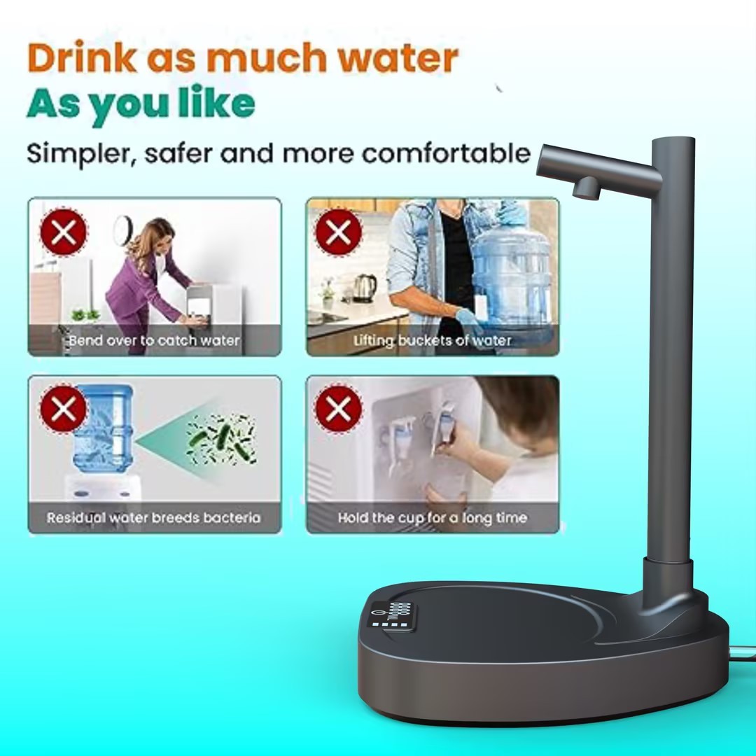 Rechargeable Water Dispenser With Stand